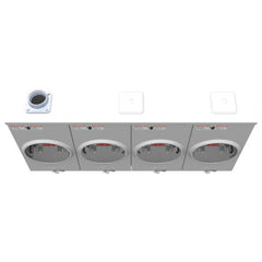 MILBANK Milbank U7364-DL 4 Terminal Ringless 2 In Hub 4 Position