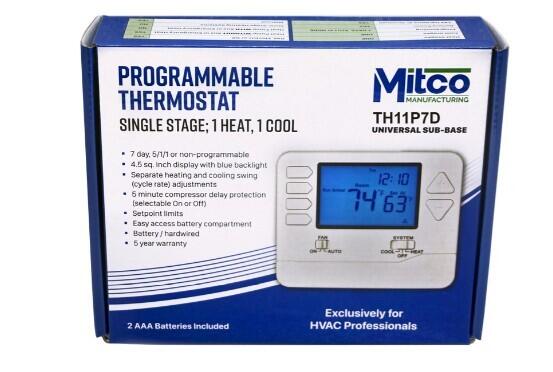 MITCO TH11P7D PROGRAMMABLE THERMOSTATS