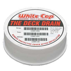 NDS DECKDRAINWHITE ROOF DRAINS