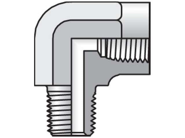 PARKER 1/2CD-S DUCT ELBOWS