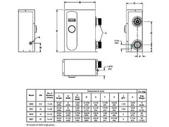 RAYPAK Raypak 017122 E3T Electric Heater 11 KW 240V