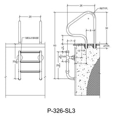 SAFTRON P-326-SL3-W LADDERS