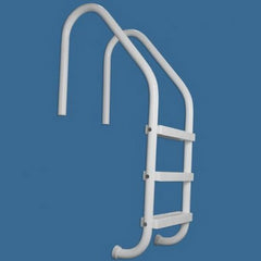 SAFTRON Saftron P-324-L3-W Saftron 3 Step I/G Pool Ladder w/ Escutcheons White