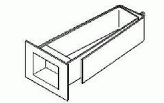 Schneider Electric 21-473 Snap-in Fitting for Thermostats 2 x 2 in. - Replacement MPN 21-473