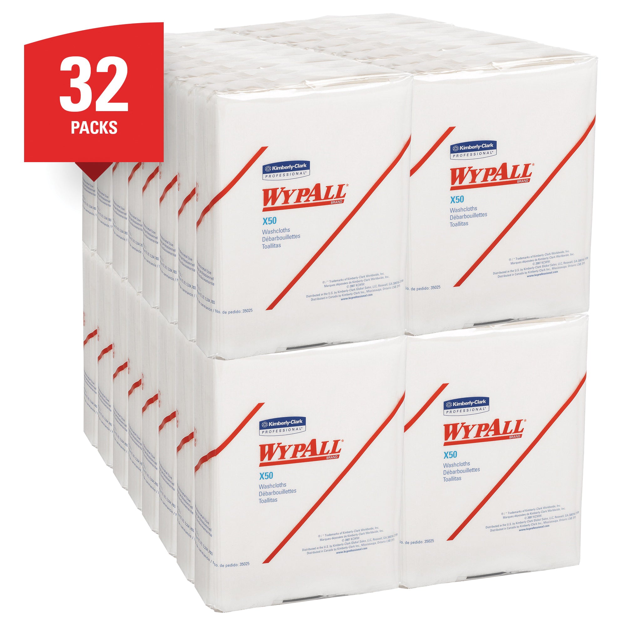 WYPALL WypAll 35025 X50 Extended Use Cleaning Wiper 12-1/2 x 10 in 26 Sheets Capacity