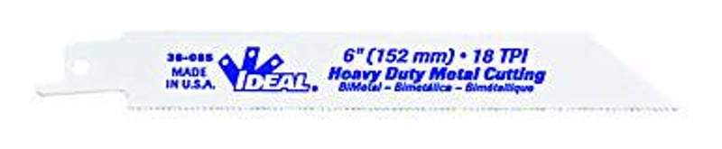 IDEAL Ideal 36-086 8IN x 3/4IN x .050, 10/14TPI Reciprocating Blade, Heavy-Duty Metal Cutting