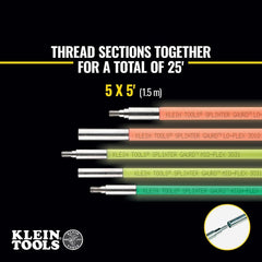 KLEIN TOOLS Klein 50254 Multi Flex Glow Rod Set, 25-Foot