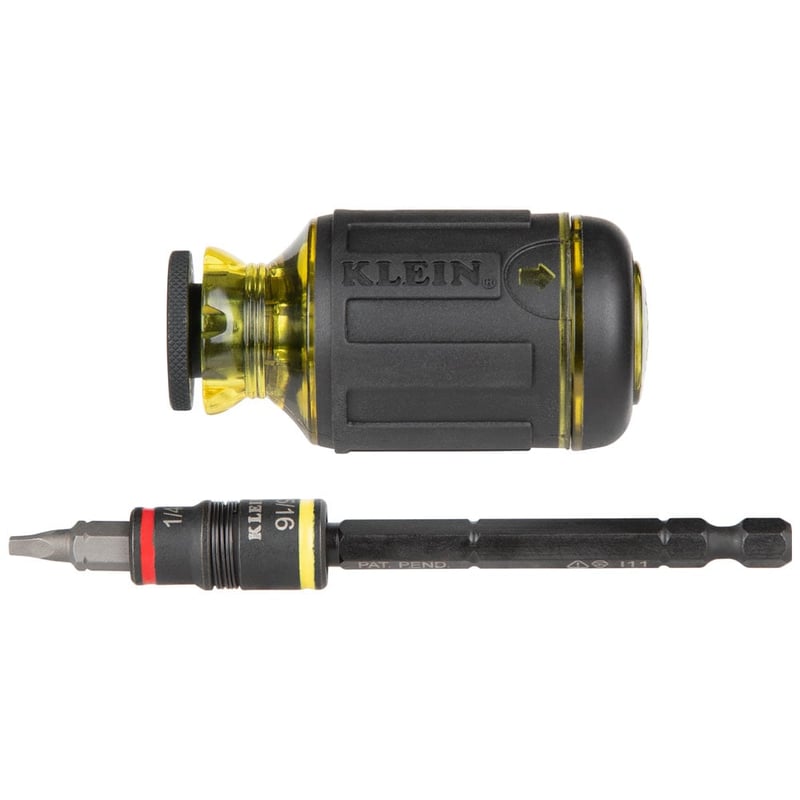 KLEIN TOOLS Klein 32308HD 12-in-1 Impact Rated Stubby Driver Set with Flip Sockets