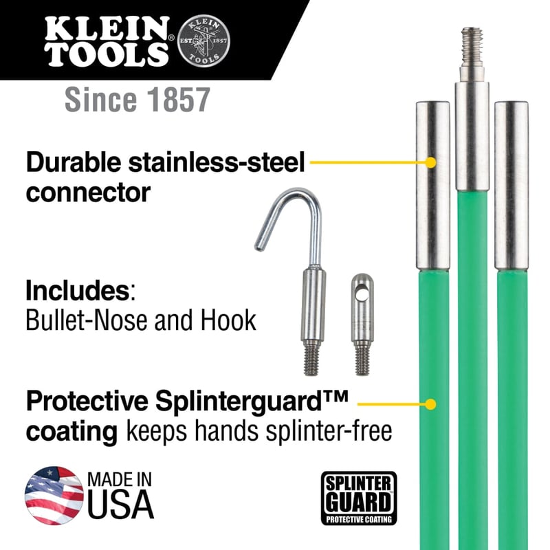 KLEIN TOOLS Klein 50159 Hi-Flex Glow Rod, 15FT