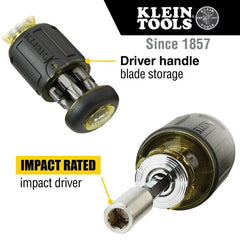 Klein 85515HD Flip Socket, Mini Ratchet and Multi-Bit Driver Set, 3-Piece
