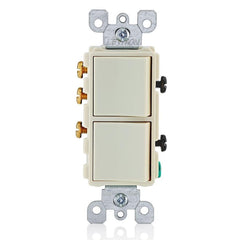 LEVITON Leviton 5641-T Combination Switch 15 Amp 120/277 Volt Light Almond