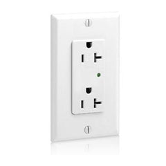LEVITON LEVITON 5380-W Surge Protective Receptacle 20 Amp 125 Volt