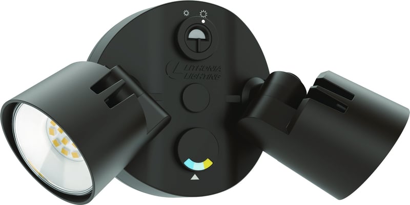 LITHONIA LIGHTING Lithonia Lighting HGXLED2RHALOSWW2120PEDDBM2 Dual Head Security 120V30K/40K/50K CCT 120V W/PC BRZ