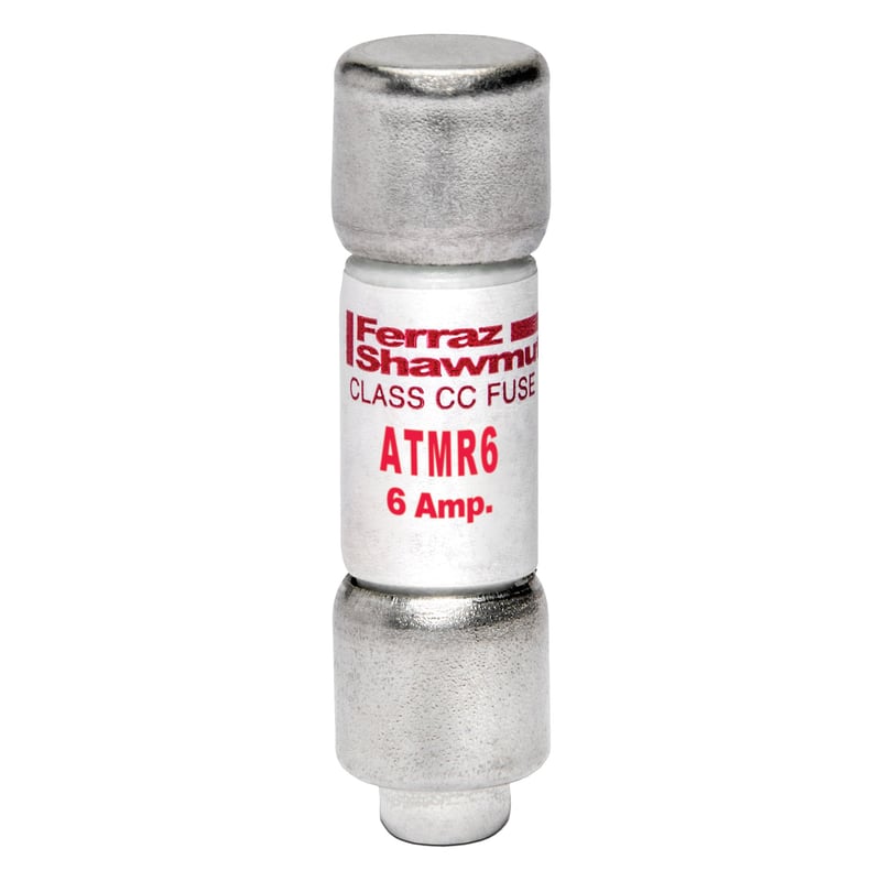 MERSEN Mersen ATMR6 6 Amp, 600 Volt, Class CC, Fast Acting Midget Fuse
