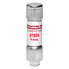 MERSEN Mersen ATMR6 6 Amp, 600 Volt, Class CC, Fast Acting Midget Fuse