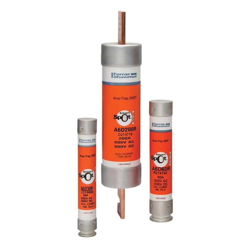 MERSEN Mersen A6D35R 35 Amp 600 Volt Class RK1 Time Delay Fuse