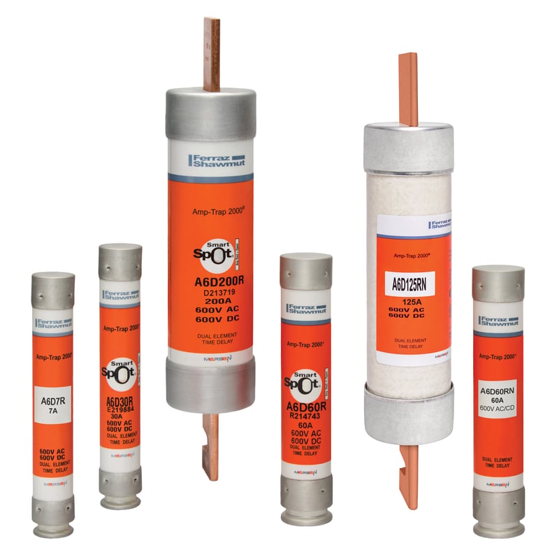 MERSEN Mersen A6D35R 35 Amp 600 Volt Class RK1 Time Delay Fuse