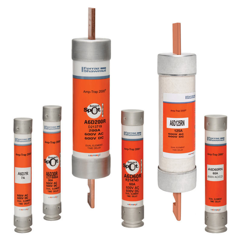 MERSEN Mersen A6D35R 35 Amp 600 Volt Class RK1 Time Delay Fuse