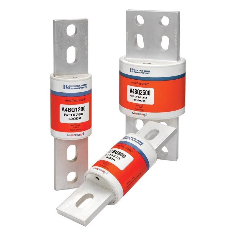 MERSEN Mersen A4BQ1600 1600 Amp, 600 Volt, Class L Time Delay Fuse