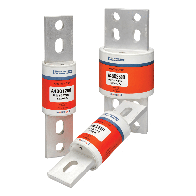 MERSEN Mersen A4BQ1200 1200 Amp, 600 Volt, Class L Time Delay Fuse
