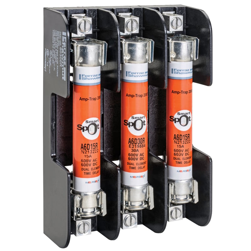 MERSEN Mersen A6D25R 25 Amp, 600 Volt, Class RK1 Time Delay Fuse