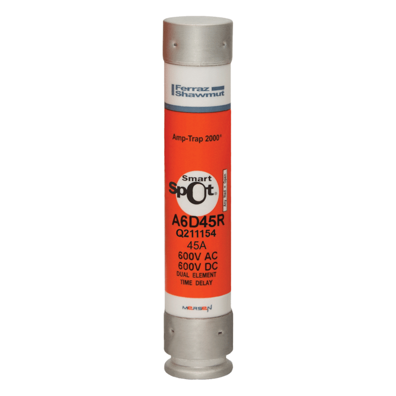 MERSEN Mersen A6D45R 45 Amp, 600 Volt, Class RK1 Time Delay Fuse