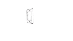 MULBERRY Mulberry 10013 1 Gang Handy/Electrical Box Cover, GFI