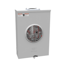 MILBANK Milbank U9551-RRL 200 Amp Ringless Meter Socket, 5 Terminal, Open Lever Bypass