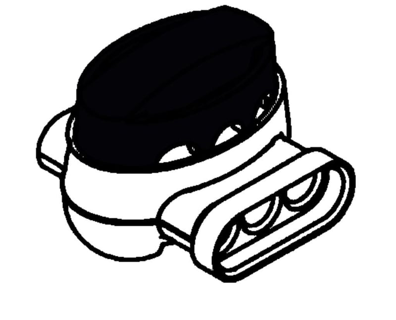 3M 3M 316-IRBAG 3M Scotchlok Electrical IDC 316IR Pigtail Irrigation Applications 22-16 AWG Black/White