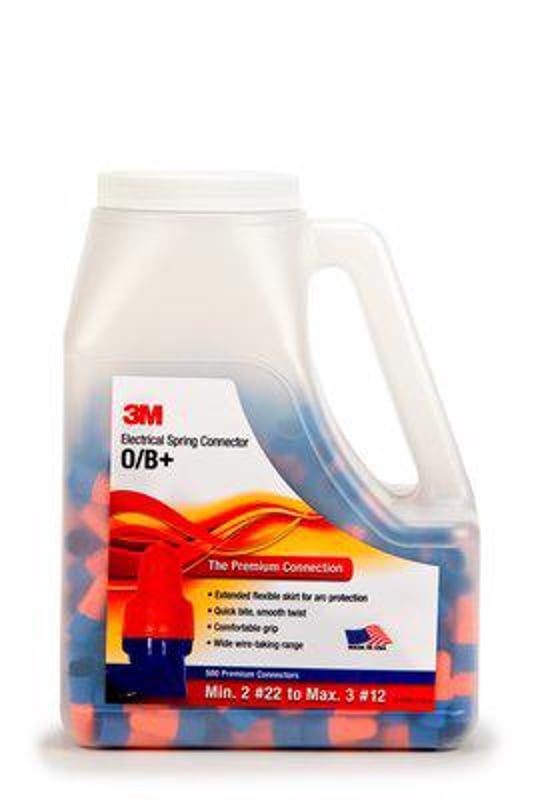 3M 3M O/B+JUG Performance Plus Wire Connector, 500/Jug
