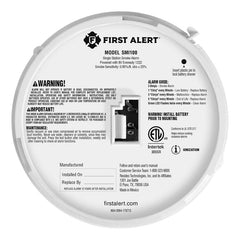 BRK BRK 1046832 SMI100 Battery-Operated Smoke Alarm