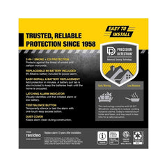BRK BRK 1046864 SMICO100 Battery-Operated 2-In-1 Smoke & Carbon Monoxide Alarm