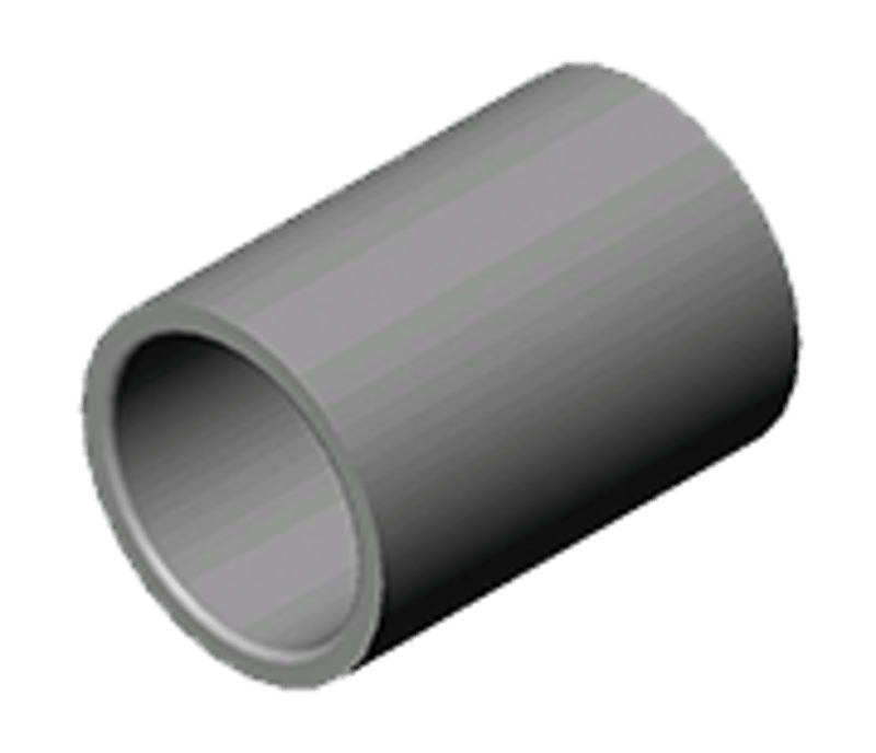 CANTEX CANTEX 6141634 6IN Coupling, PVC