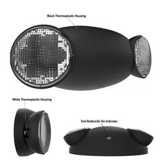COMPASS CU2B CMPS CU2B EMERGENCY LT FIXTURE BLK
