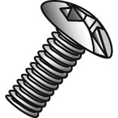 CULLY CULLY 52012J 6-32 x 3/4IN Machine Screws, Truss Head, Combo Phillips/Slotted, Zinc, 100/Jar