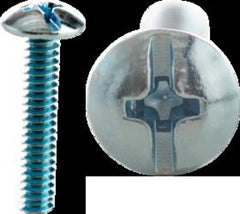 CULLY CULLY 52012J 6-32 x 3/4IN Machine Screws, Truss Head, Combo Phillips/Slotted, Zinc, 100/Jar