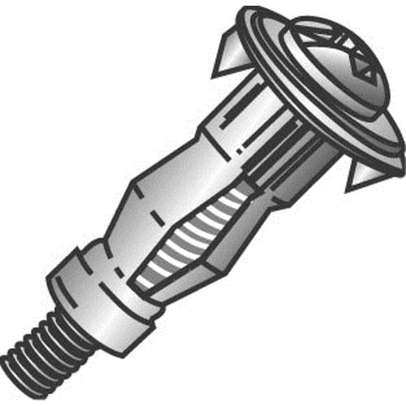 CULLY CULLY 60018J 1/4 x 2-3/4IN Hollow Wall Anchors Long Phillips/Slotted Zinc 50/Jar