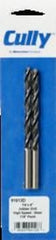 CULLY Cully 91613D 1/4IN High Speed Jobber Drill, 118 Degree Point, Steel - 2PK