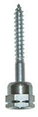 CULLY CULLY 61148 1/4 x 2IN Sammys for Wood, Vertical Mounting, 3/8IN Rod, 25/Pack