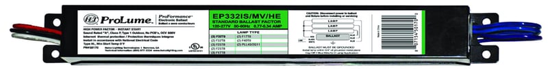 HALCO LIGHTING Halco Lighting EP454HO/PS/MV F54 T5 4 Lamp Electronic Fluorescent Ballast Multi-voltage Programmed Start