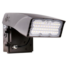 HALCO LIGHTING Halco Lighting 39877 Adjustable Wallpack, Field Selectable Watts and Color Selectable 3000K-4000K-5000K, 120-277VAC, Photocell-Enable/Disable