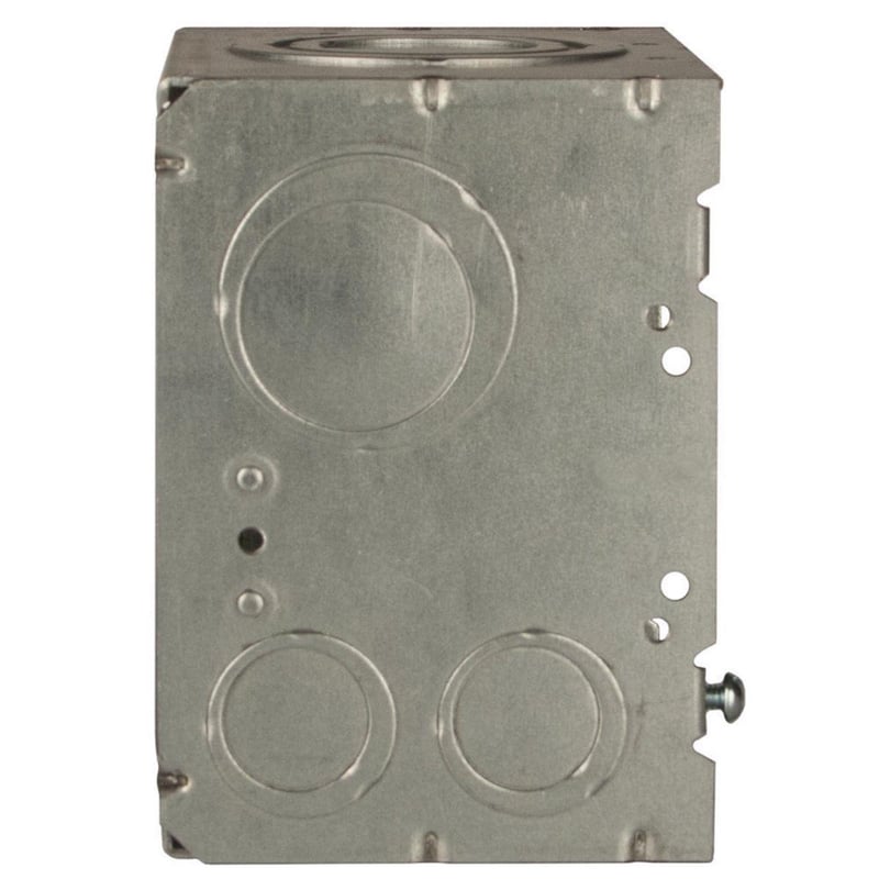 MULTIPLE Multiple 260 4-11/16 Square Box 3-1/4in Deep 1/2in-2in KO's