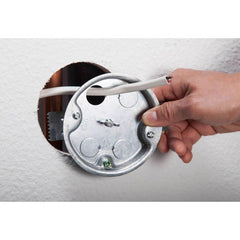 MULTIPLE Multiple 297 4IN Round Ceiling Rated Box 1/2IN Deep Old Work