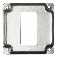 MULTIPLE Multiple 808C 4 Square, 1 GFCI Raised Cover