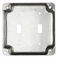 MULTIPLE Multiple 800C 4 Square, 1 Toggle Switch Raised Cover Power