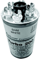 GLOBAL Global TURBO200 Universal Motor Run Capacitor, 2.5 to 67.5 uF, 440 VAC
