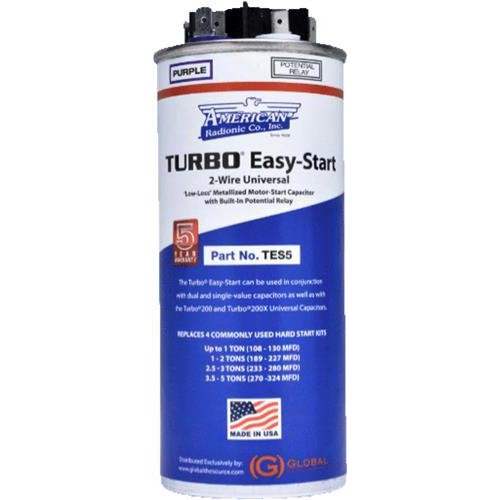 GLOBAL Global TES5 Hard-Start Capacitor, Up to 330 V