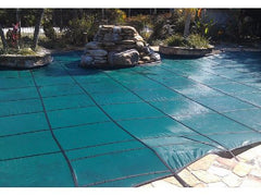 GLI 20-1632RE-SAP-GRN GLI Mesh Safety Cover 16' x 32' Rectangle Green | 20-1632RE-SAP-GRN