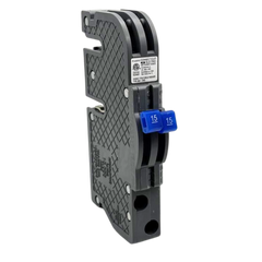 CONNECTICUT ELECTRIC Connecticut Electric UBIZ1515 Twin Single-Pole Circuit Breaker 15/15 Amp (Pack of 1) R3815