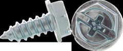 CULLY Cully 77020J 10 x 1-1/4IN Sheet Metal Screws Hex Washer Head Combo Phillips/Slotted Zinc 100/Jar
